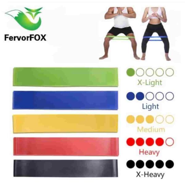 Colors Yoga Resistance Rubber Bands