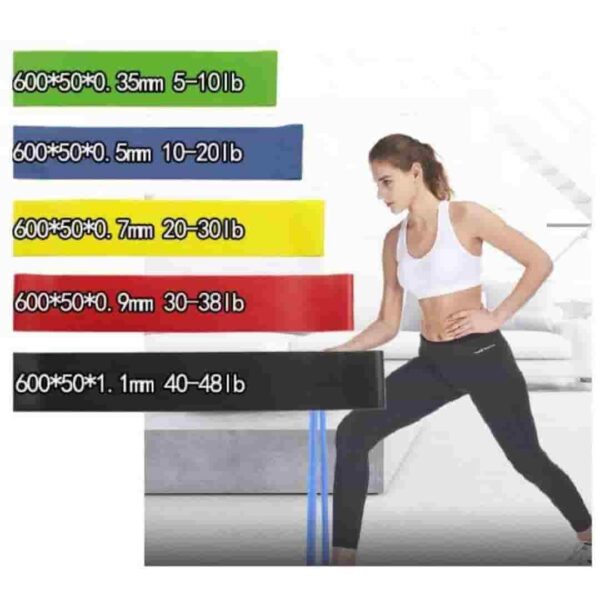 Colors Yoga Resistance Rubber Bands