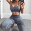 Women's Yoga Set Seamless Sportswear Fitness