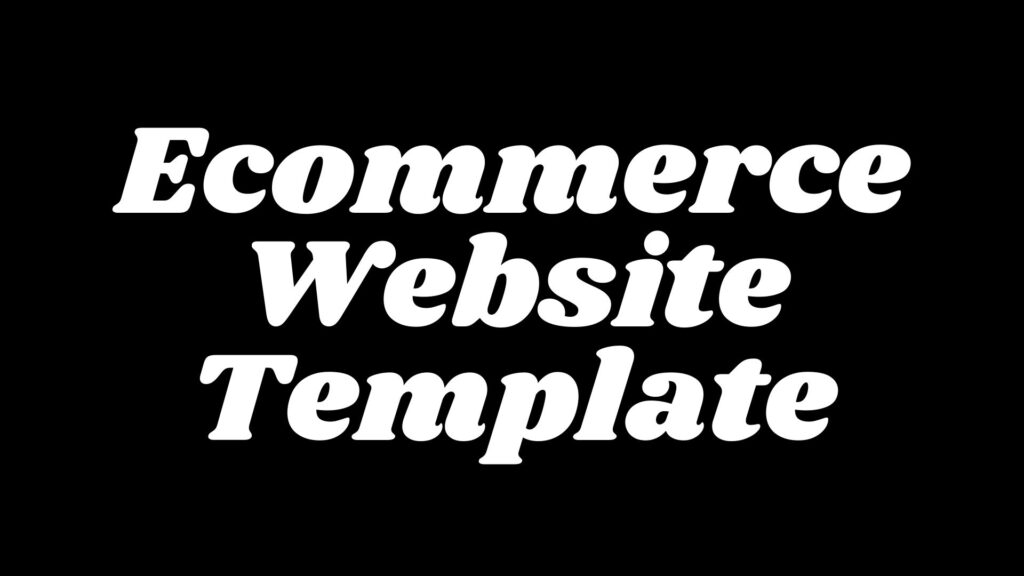 Top 6 ecommerce website template download