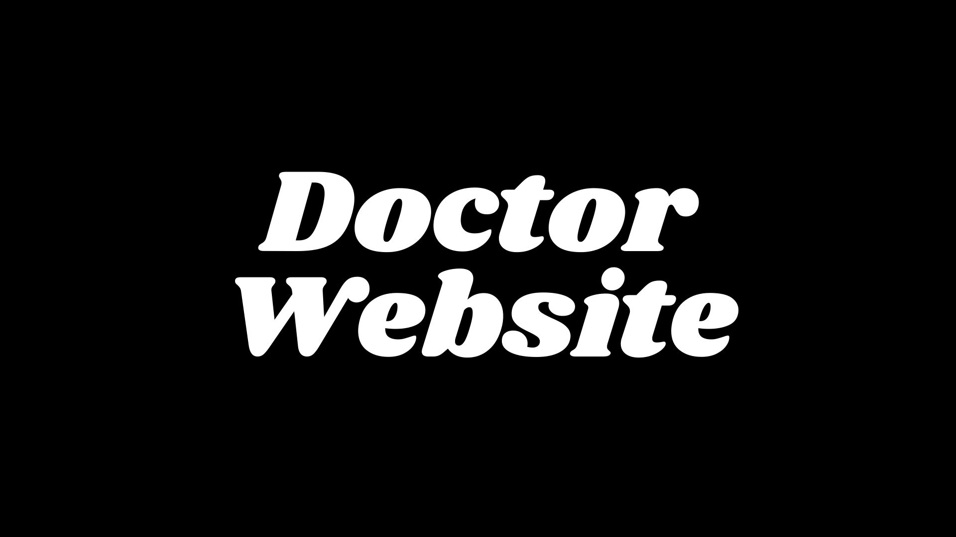 Doctor website template and development by daulat hussain