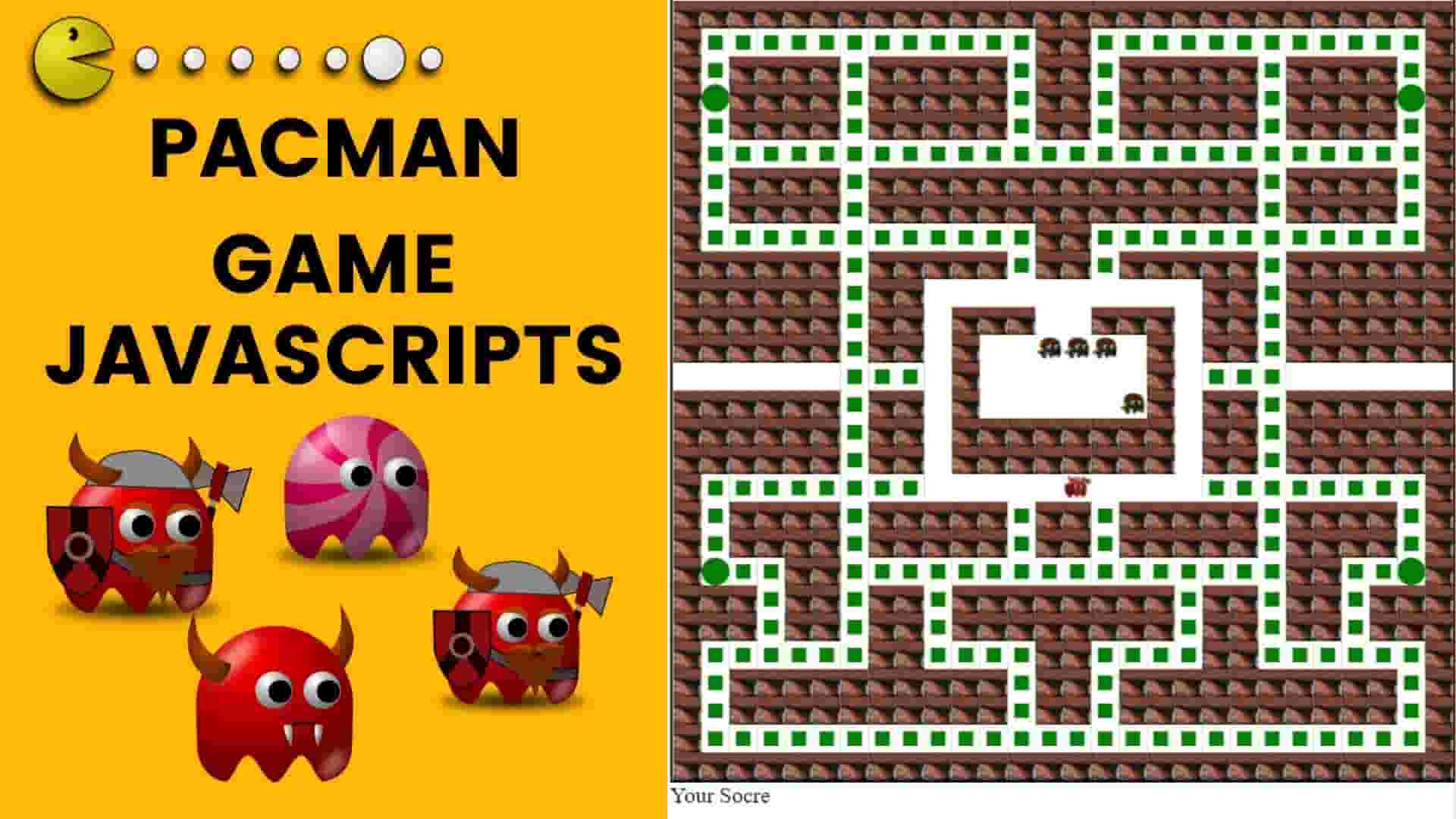 Read more about the article How To Build Pacman Game With JavaScripts Pacman Game Source Code