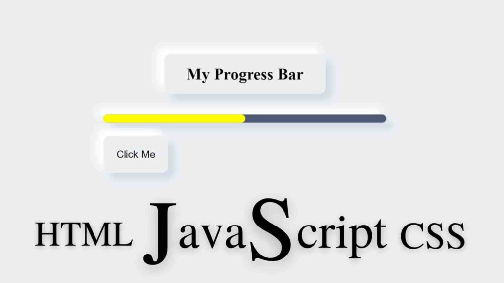 JavaScript Progress Bar With HTML & CSS - Source Code Download