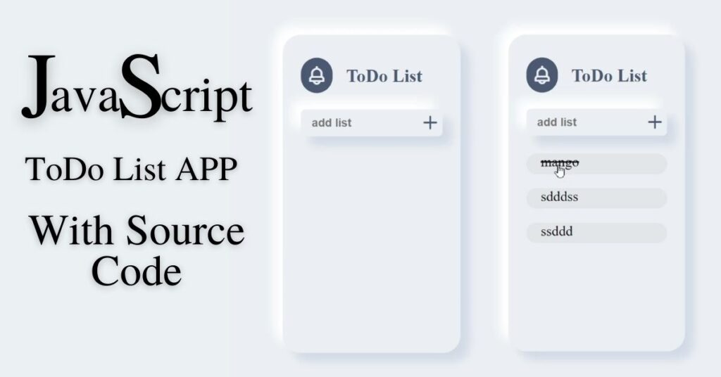 Todo List in JavaScript Project
