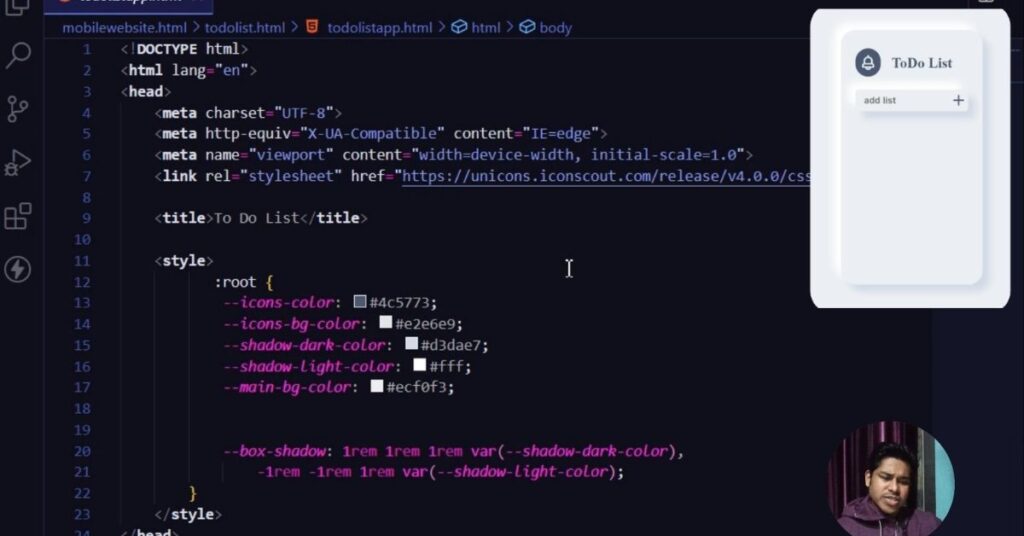 Todo List using HTML CSS & JavaScript With Source Code