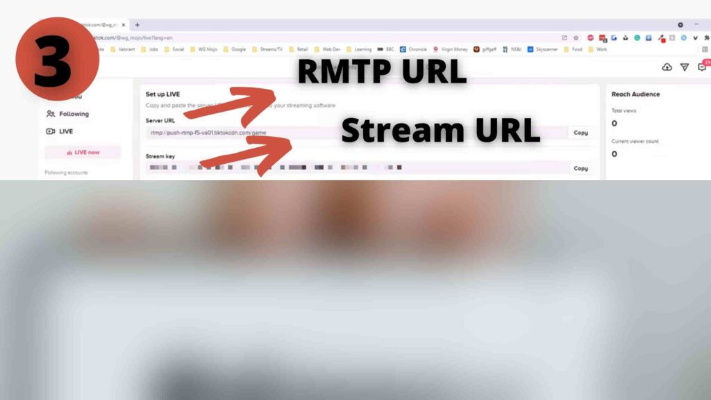 pre recorded live video on tiktok wirh rtmp url