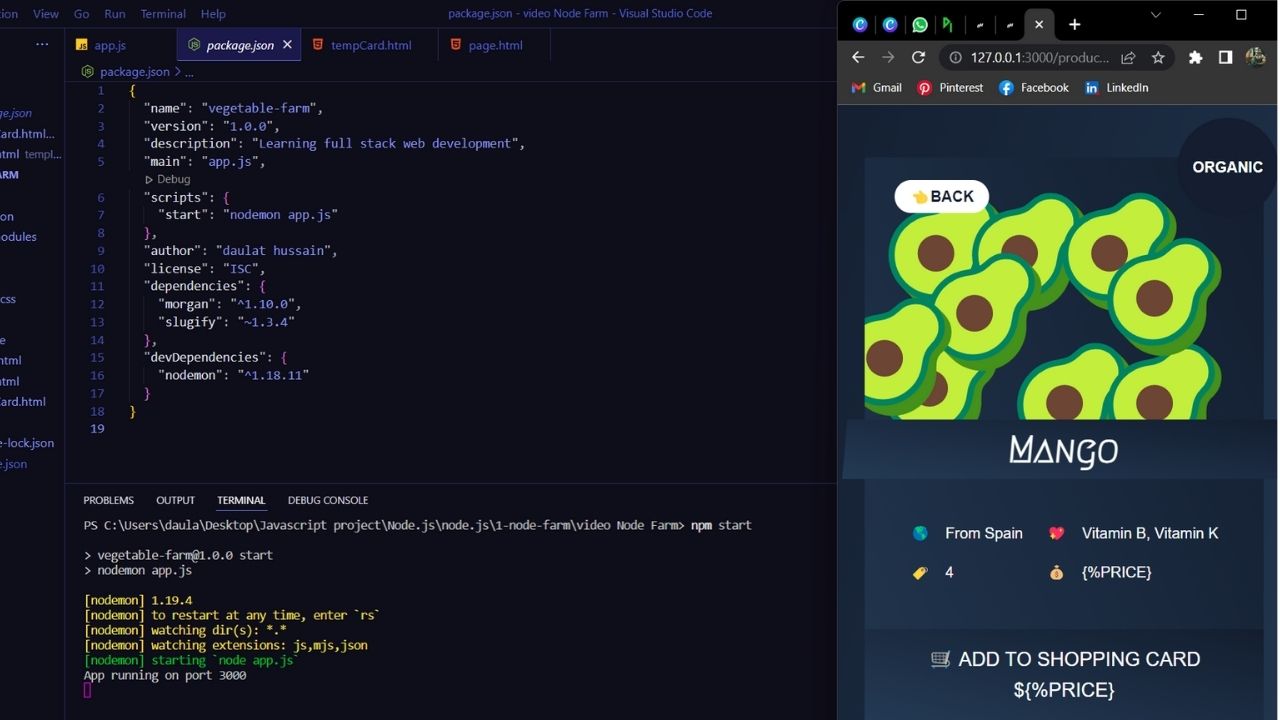 Full-stack E-Commerce Project With Mango DB Express And Node JS