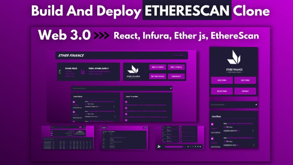 Build And Deploy Web 3.0 ETHERESCAN Clone Web 3.0 Project 2022