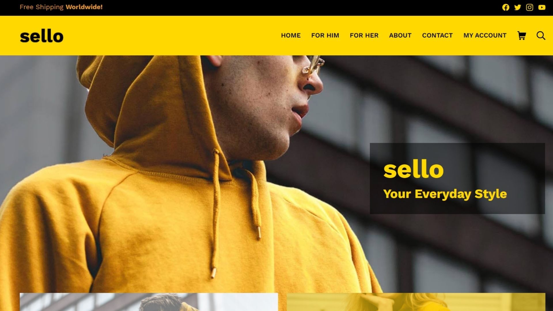 Sello Theme And Website Template Free Download By Daulat Hussain