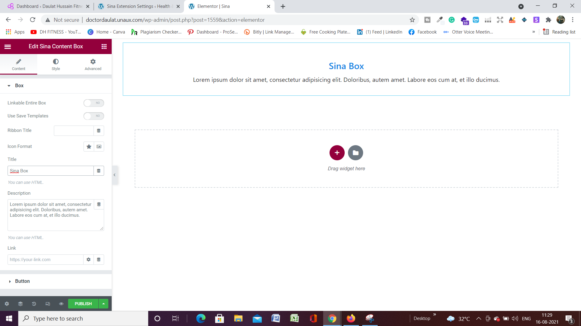 Sina Extension content box addons for elementor Sina Extension content box addons for elementor