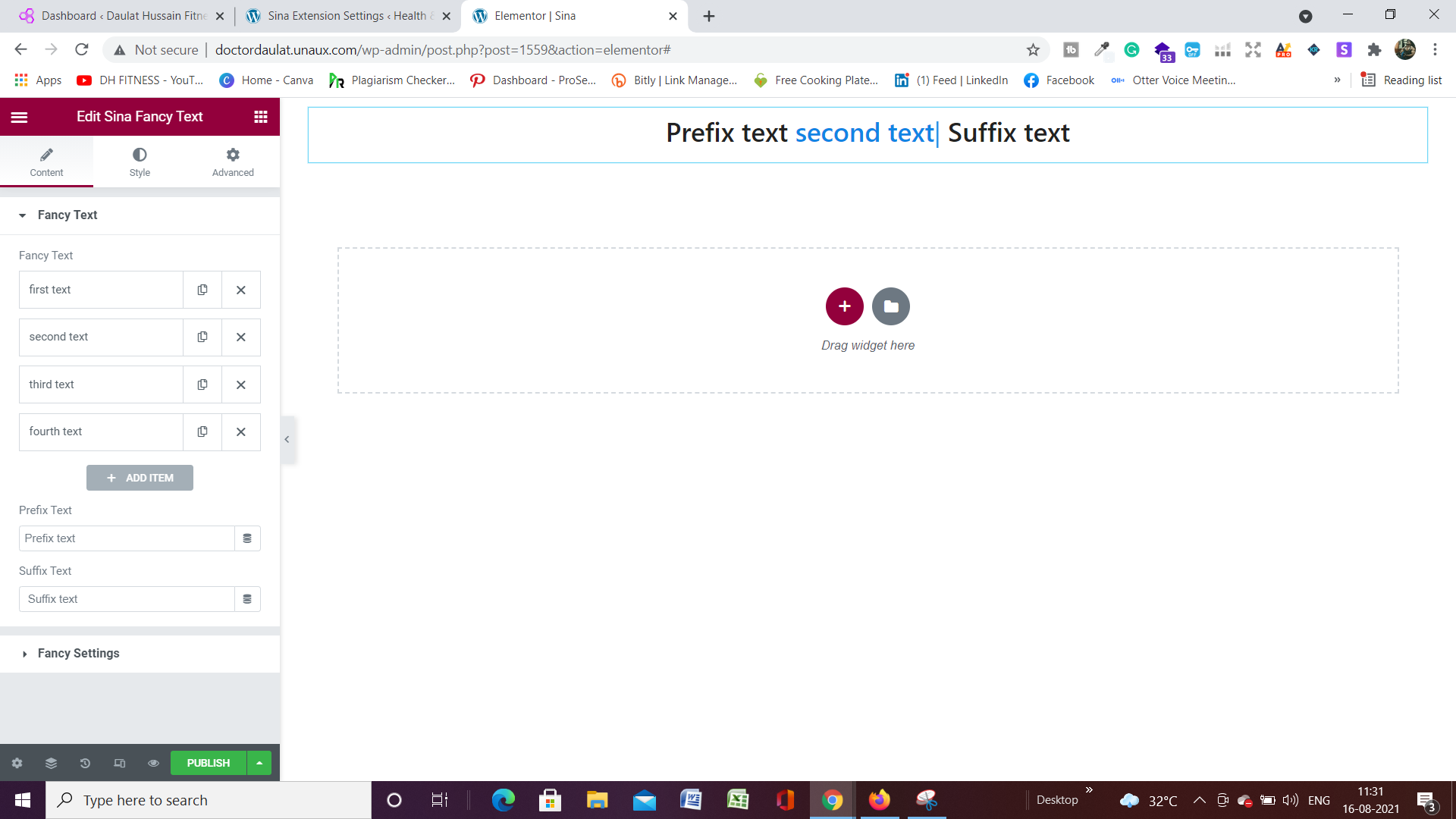 Sina Extension Box Fancy Text addons for elementor Sina Extension Box Fancy Text addons for elementor